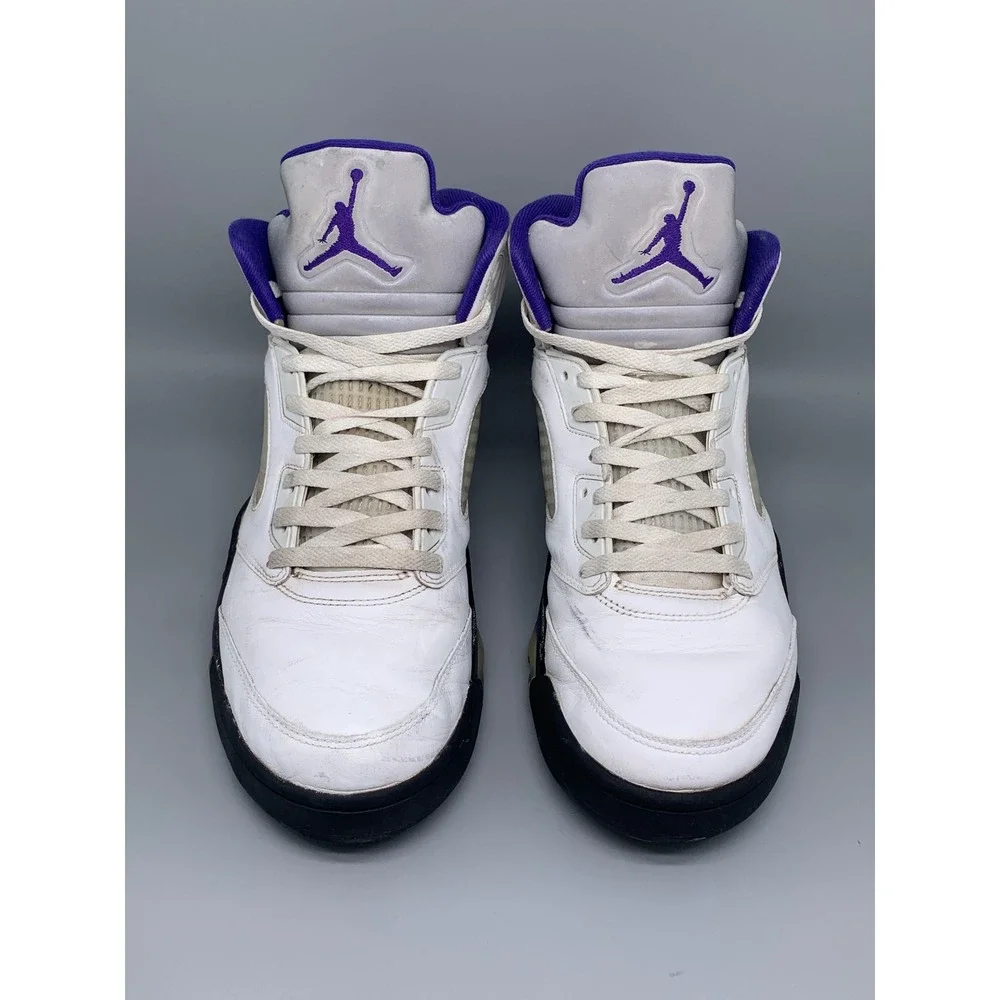 Jordan 5 Retro Dark Concord White Basketball Shoes DD0587-141 Men's Sz 10